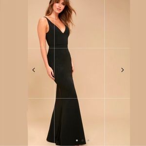 NEW! Lulu's Black Melora Dress